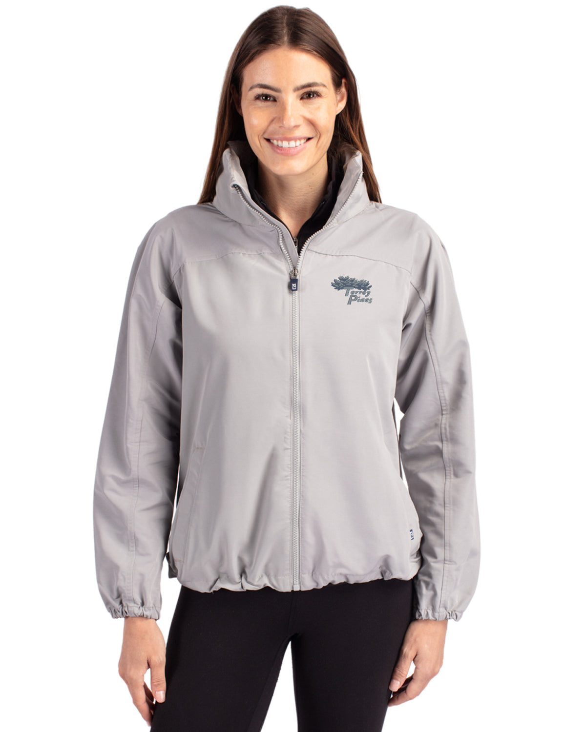Torrey Pines Cutter & Buck Charter Recycled Packable Womens Full Zip Jacket - LCO00061-35492