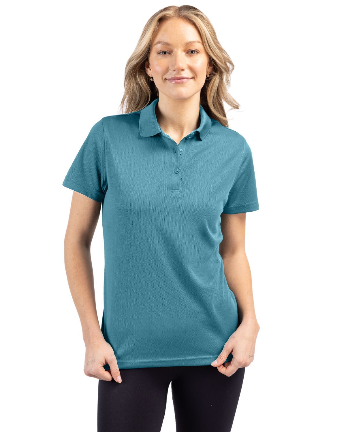 Clique Spin Solution-dyed Performance Pique Womens Polo - LQK00063