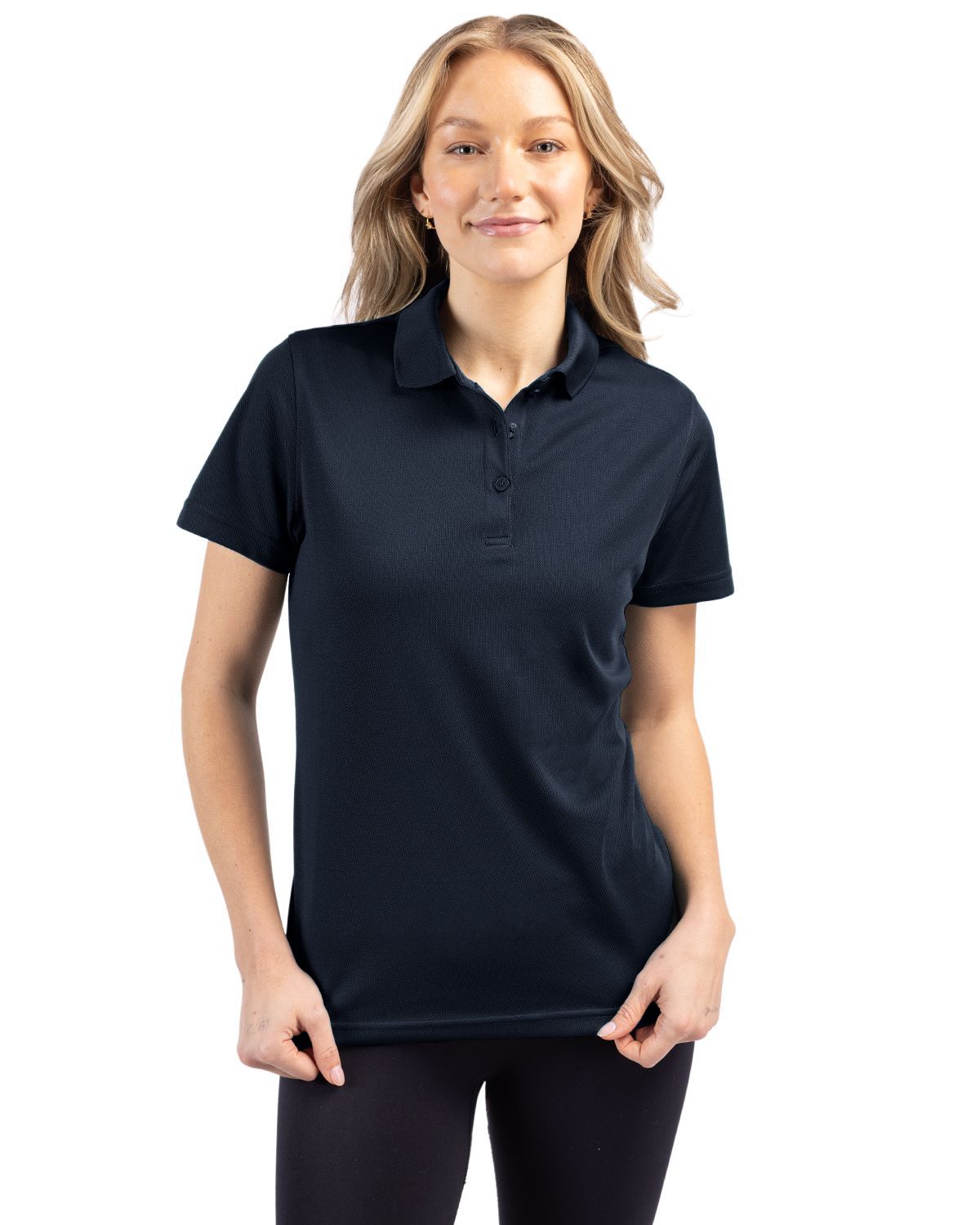 Clique Spin Solution-dyed Performance Pique Womens Polo - LQK00063
