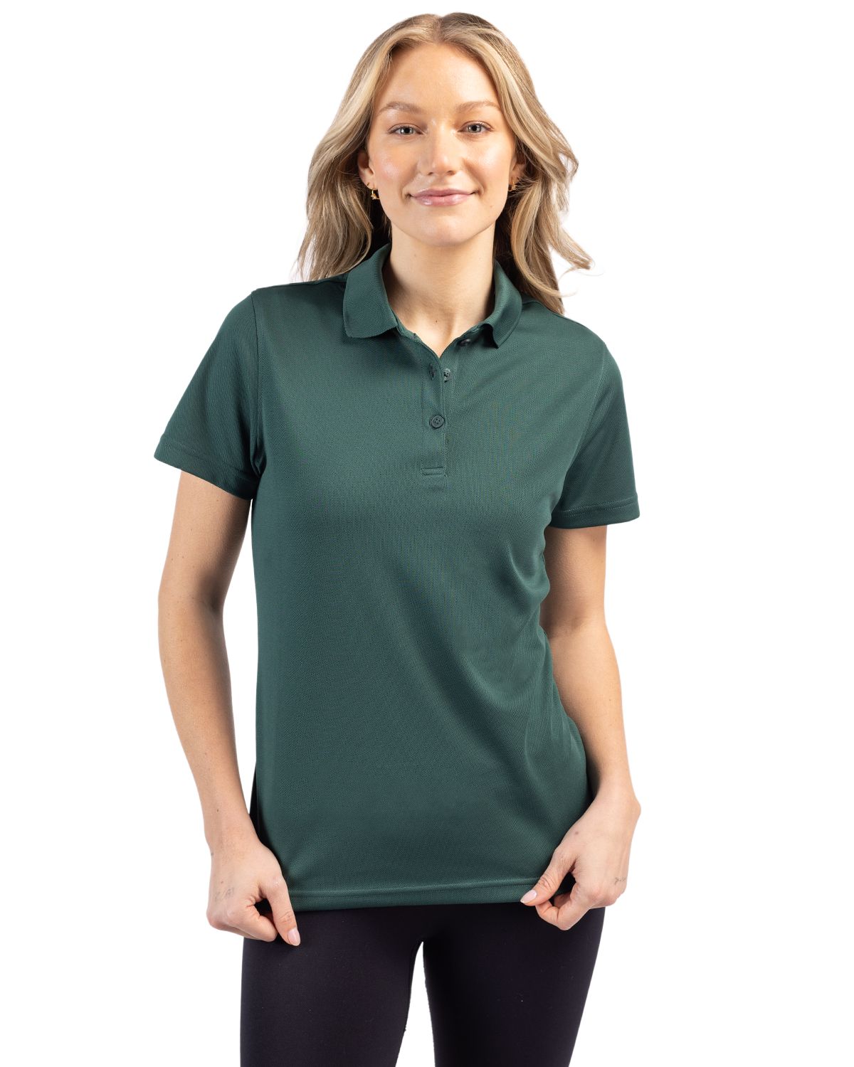 Clique Spin Solution-dyed Performance Pique Womens Polo - LQK00063