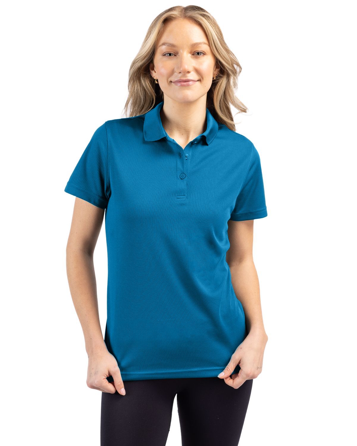 Clique Spin Solution-dyed Performance Pique Womens Polo - LQK00063