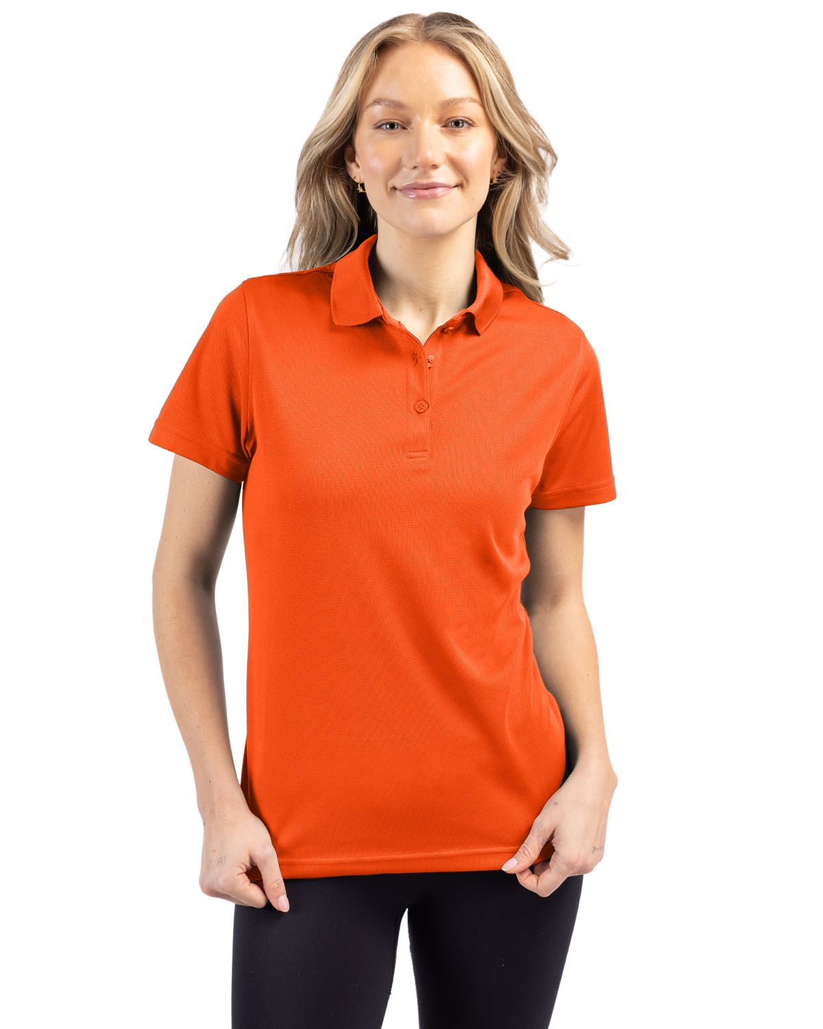 Clique Spin Solution-dyed Performance Pique Womens Polo - LQK00063