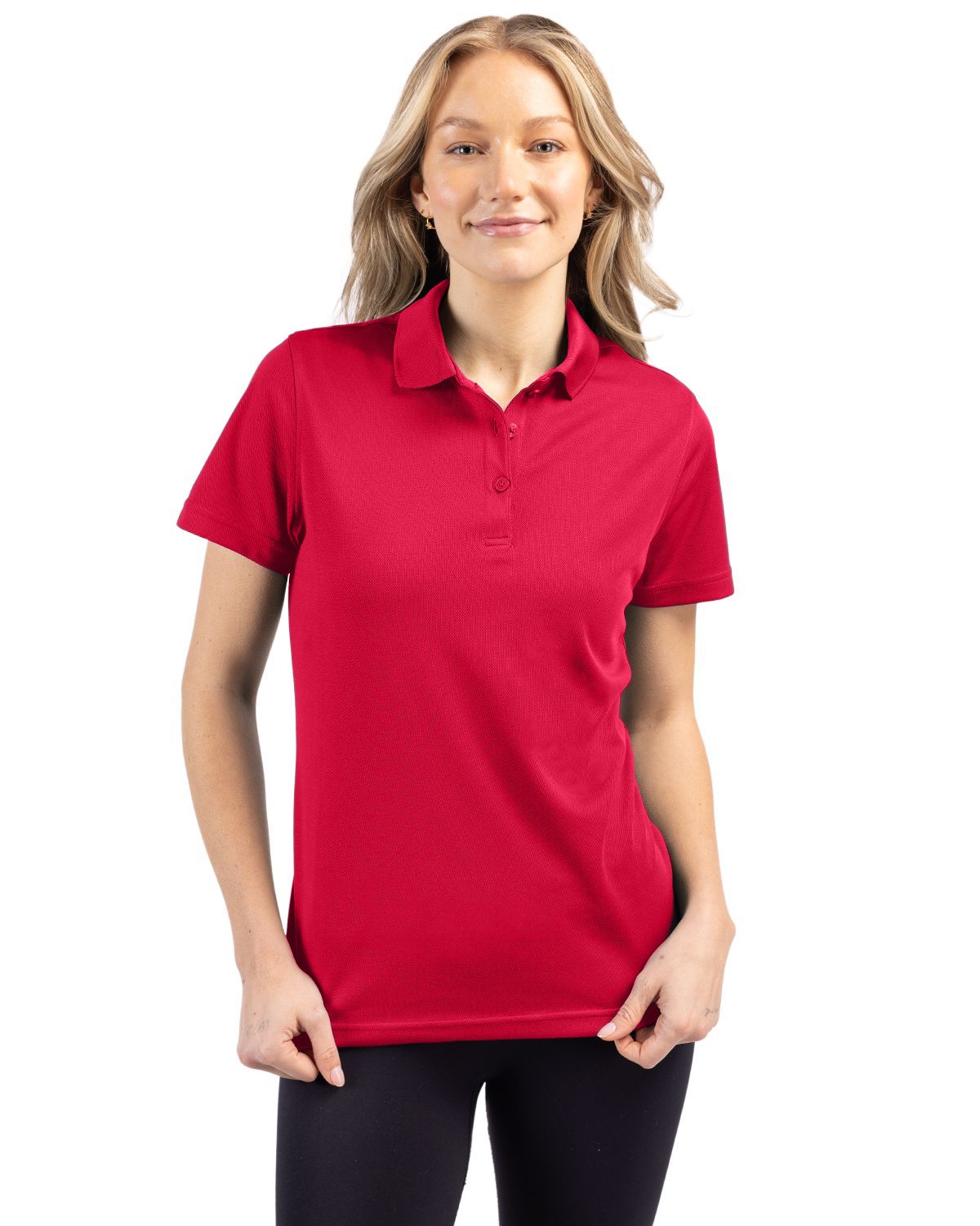 Clique Spin Solution-dyed Performance Pique Womens Polo - LQK00063
