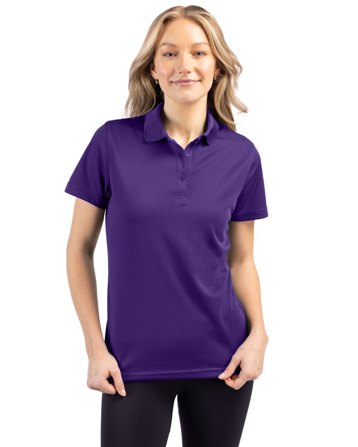 Clique Spin Solution-dyed Performance Pique Womens Polo - LQK00063