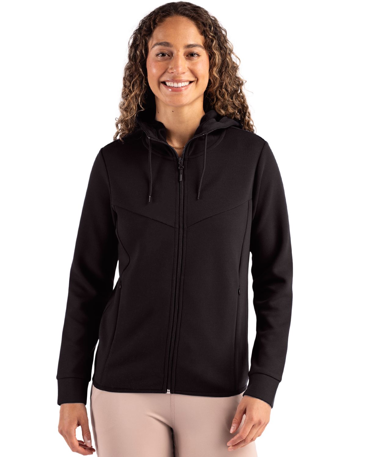 Clique Haven Recycled Womens Full Zip Hooded Sweatshirt - LQK00091