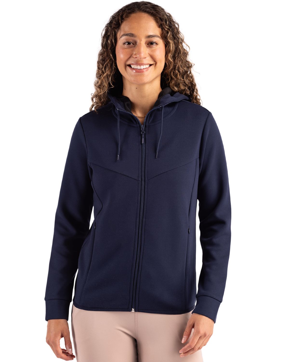 Clique Haven Recycled Womens Full Zip Hooded Sweatshirt - LQK00091