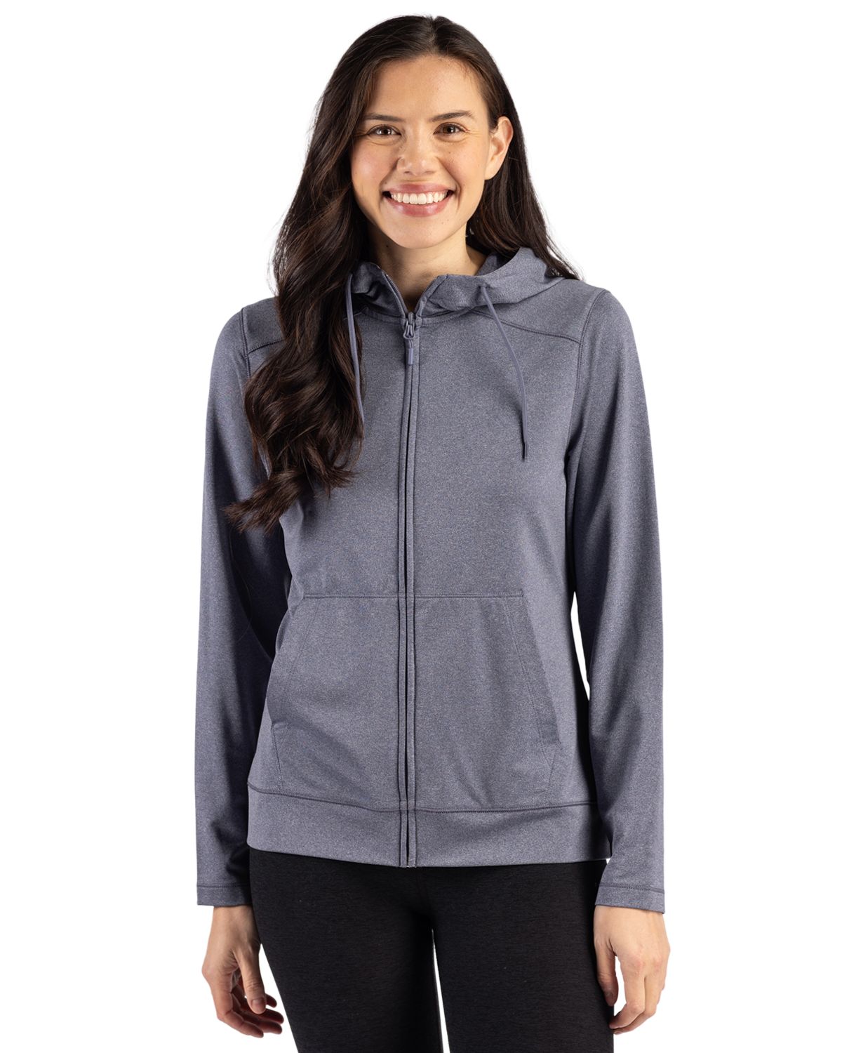 Clique Dash Recycled Womens Full Zip Hooded Sweatshirt - LQK00094