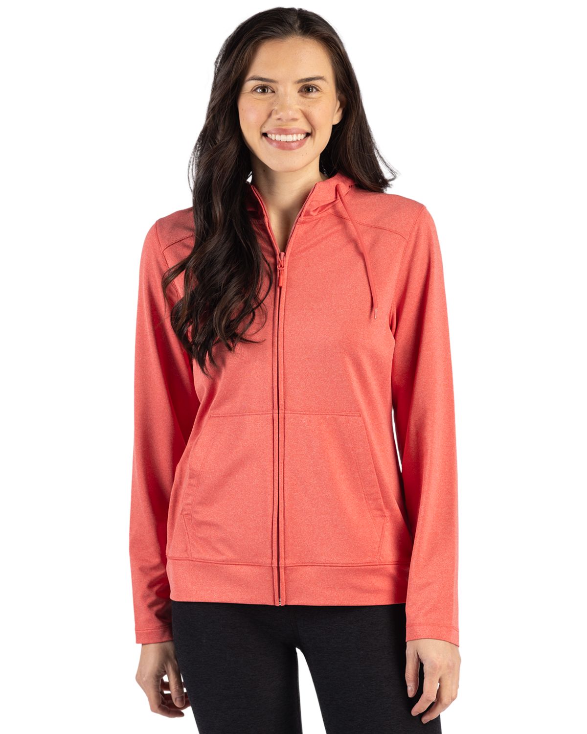 Clique Dash Recycled Womens Full Zip Hooded Sweatshirt - LQK00094