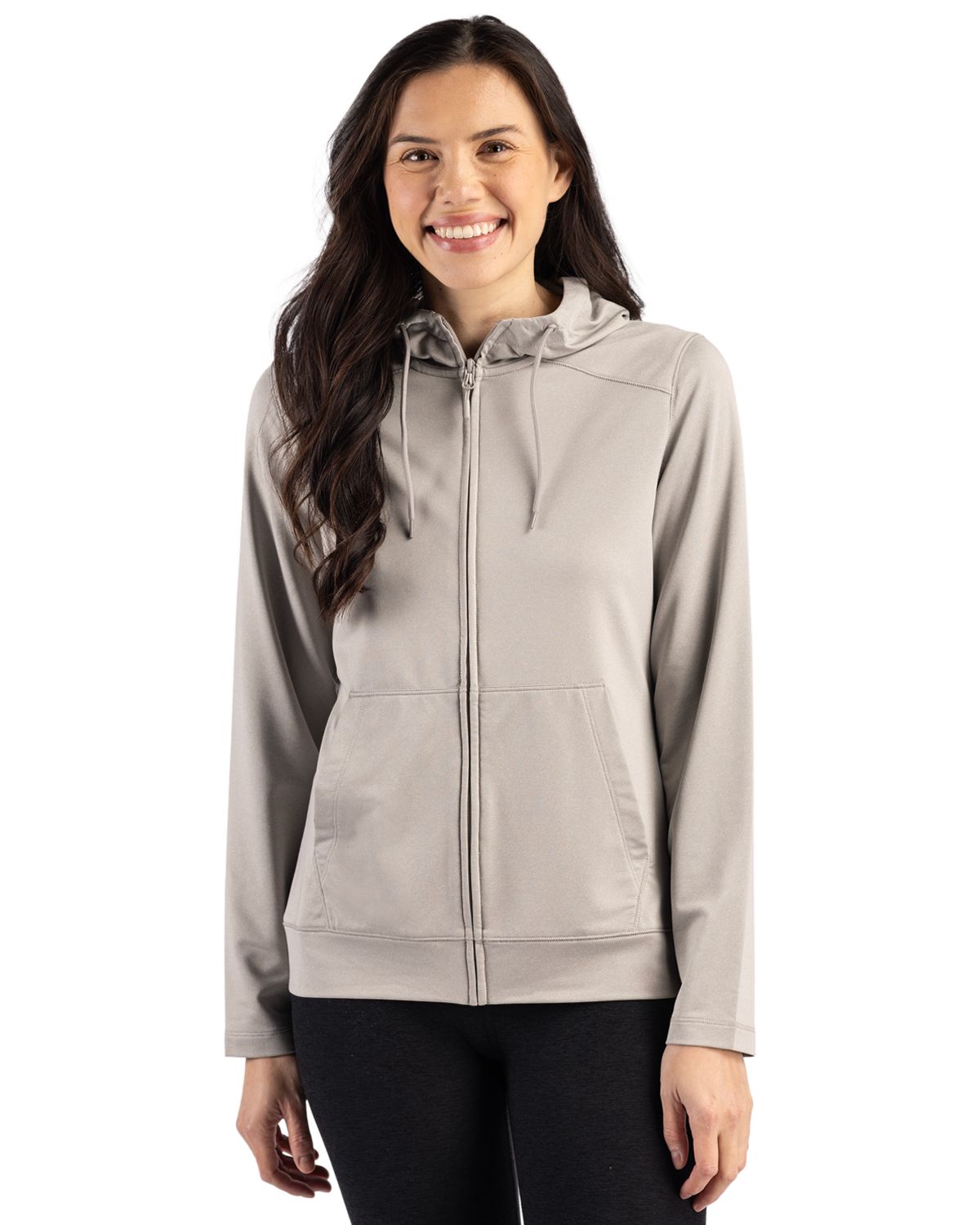 Clique Dash Recycled Womens Full Zip Hooded Sweatshirt - LQK00094