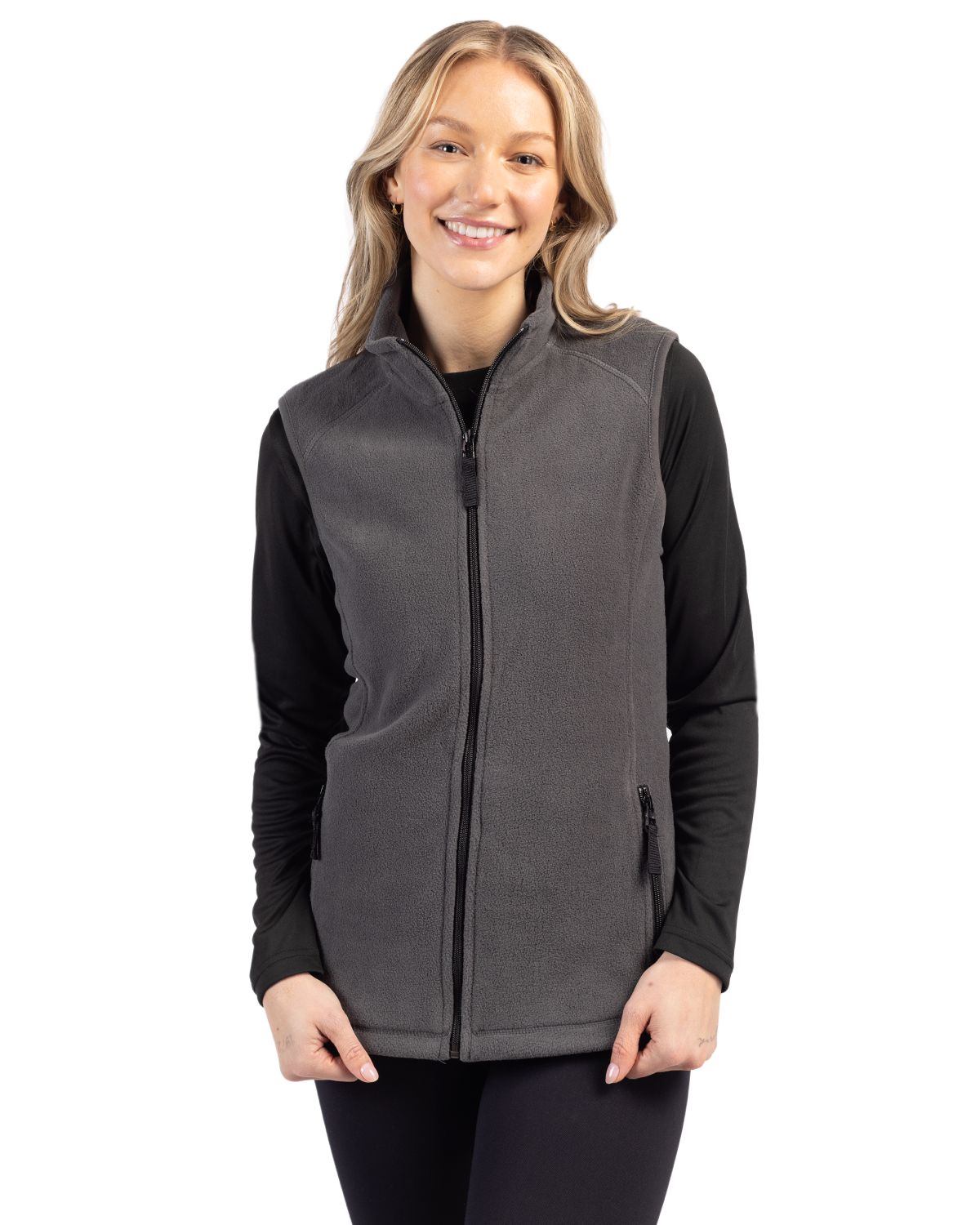 Clique Summit Performance Fleece Womens Full Zip Vest - LQO00017