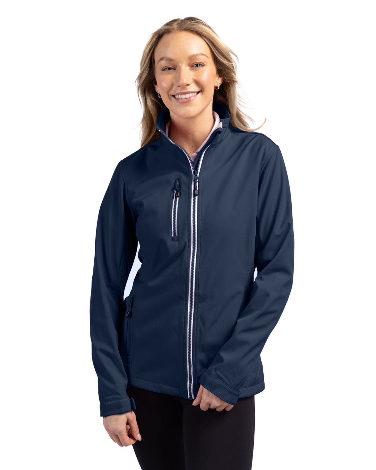 Clique Telemark Recycled Stretch Softshell Womens Full Zip Jacket - LQO00041