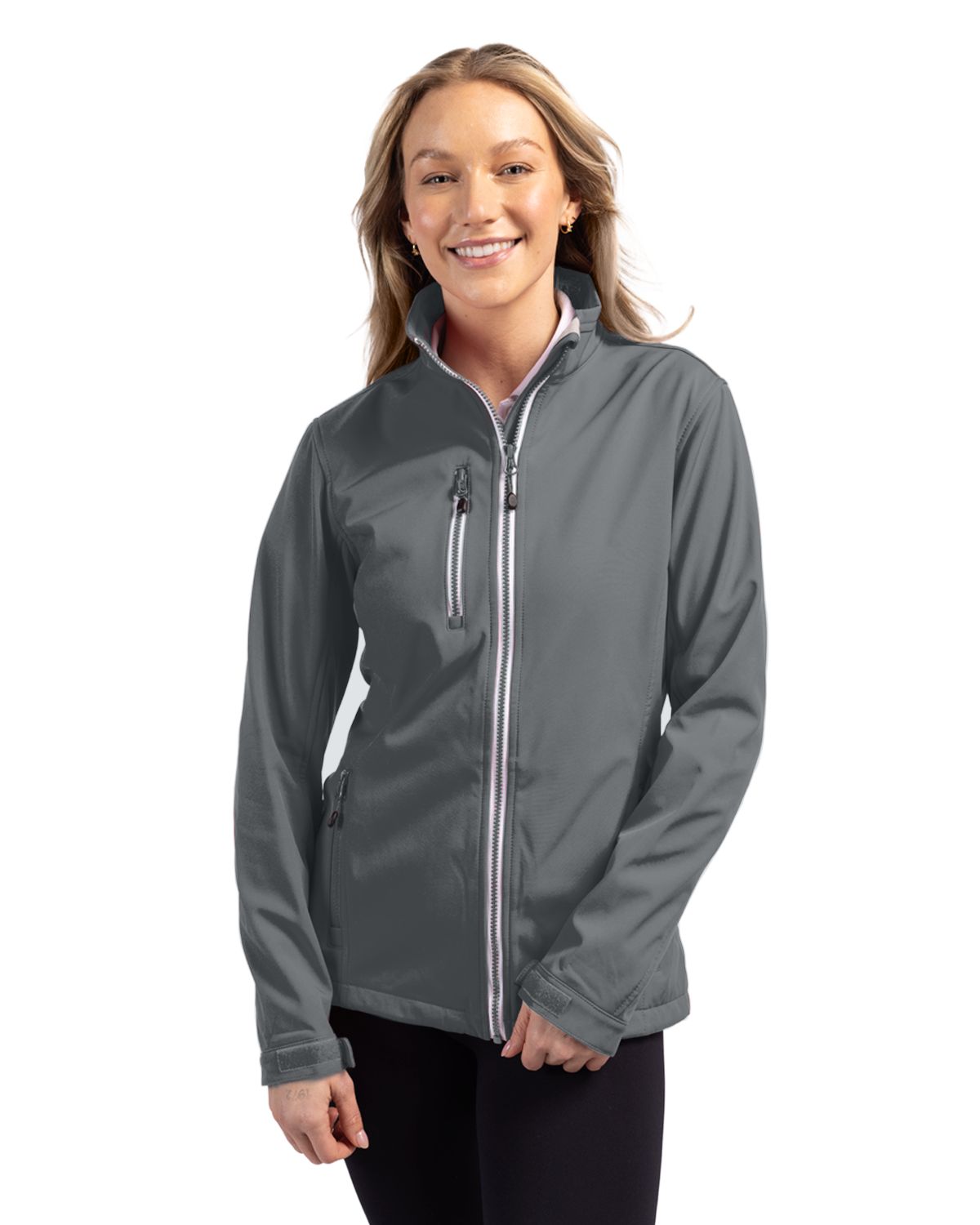 Clique Telemark Recycled Stretch Softshell Womens Full Zip Jacket - LQO00041
