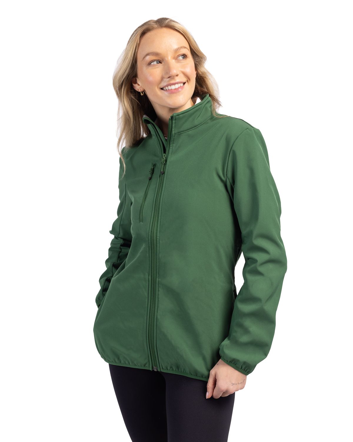 Clique Trail Recycled Stretch Softshell Womens Full Zip Jacket - LQO00053
