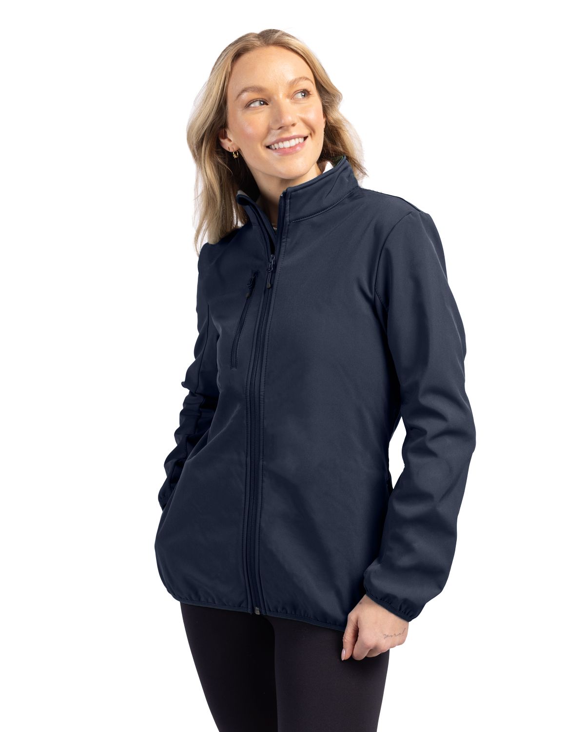 Clique Trail Recycled Stretch Softshell Womens Full Zip Jacket - LQO00053