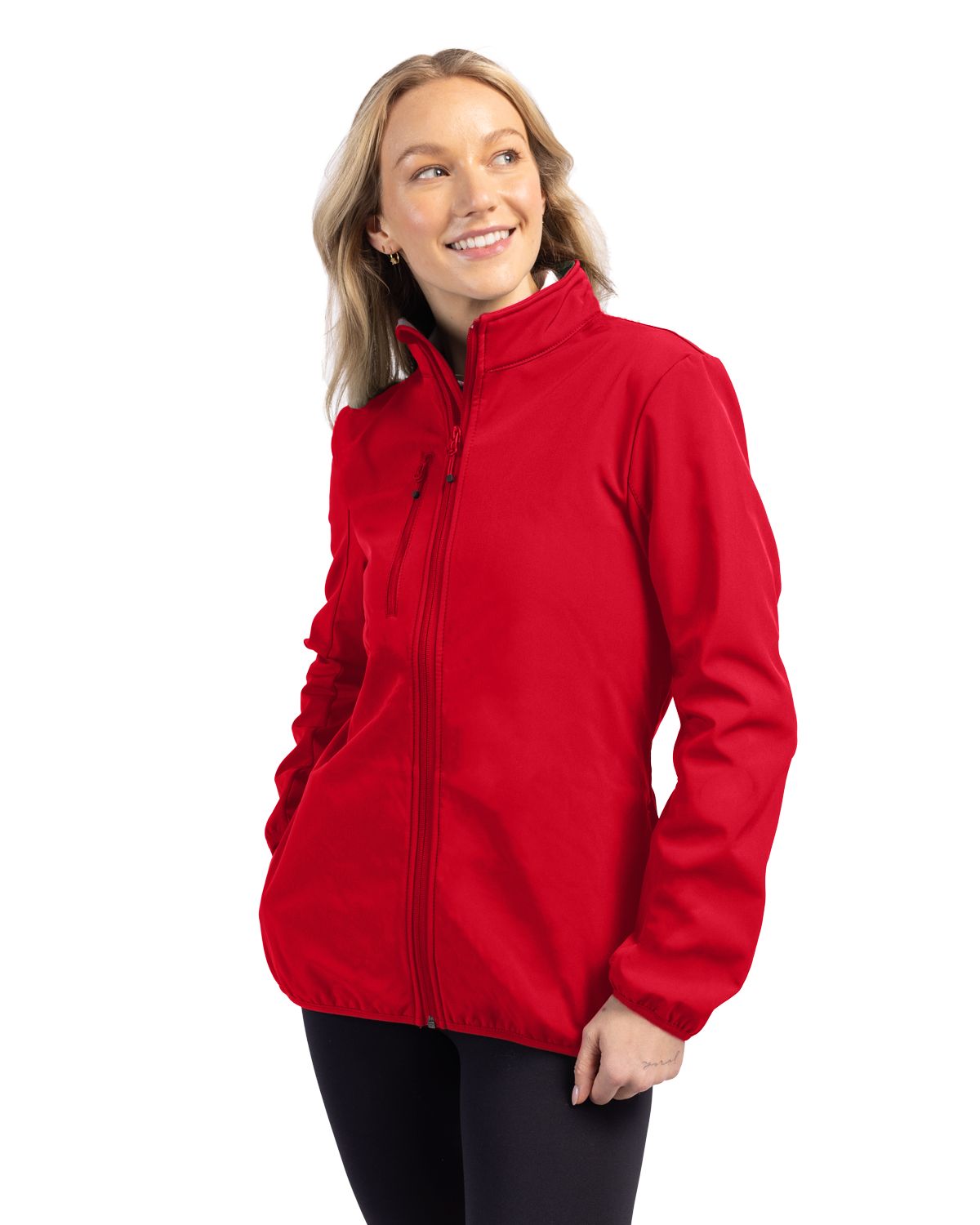 Clique Trail Recycled Stretch Softshell Womens Full Zip Jacket - LQO00053
