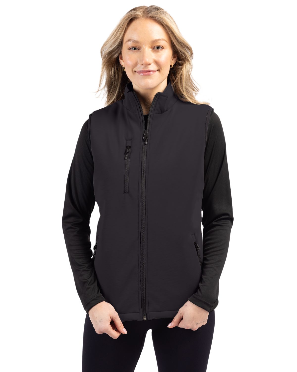 Clique Equinox Insulated Softshell Womens Full Zip Vest - LQO00059