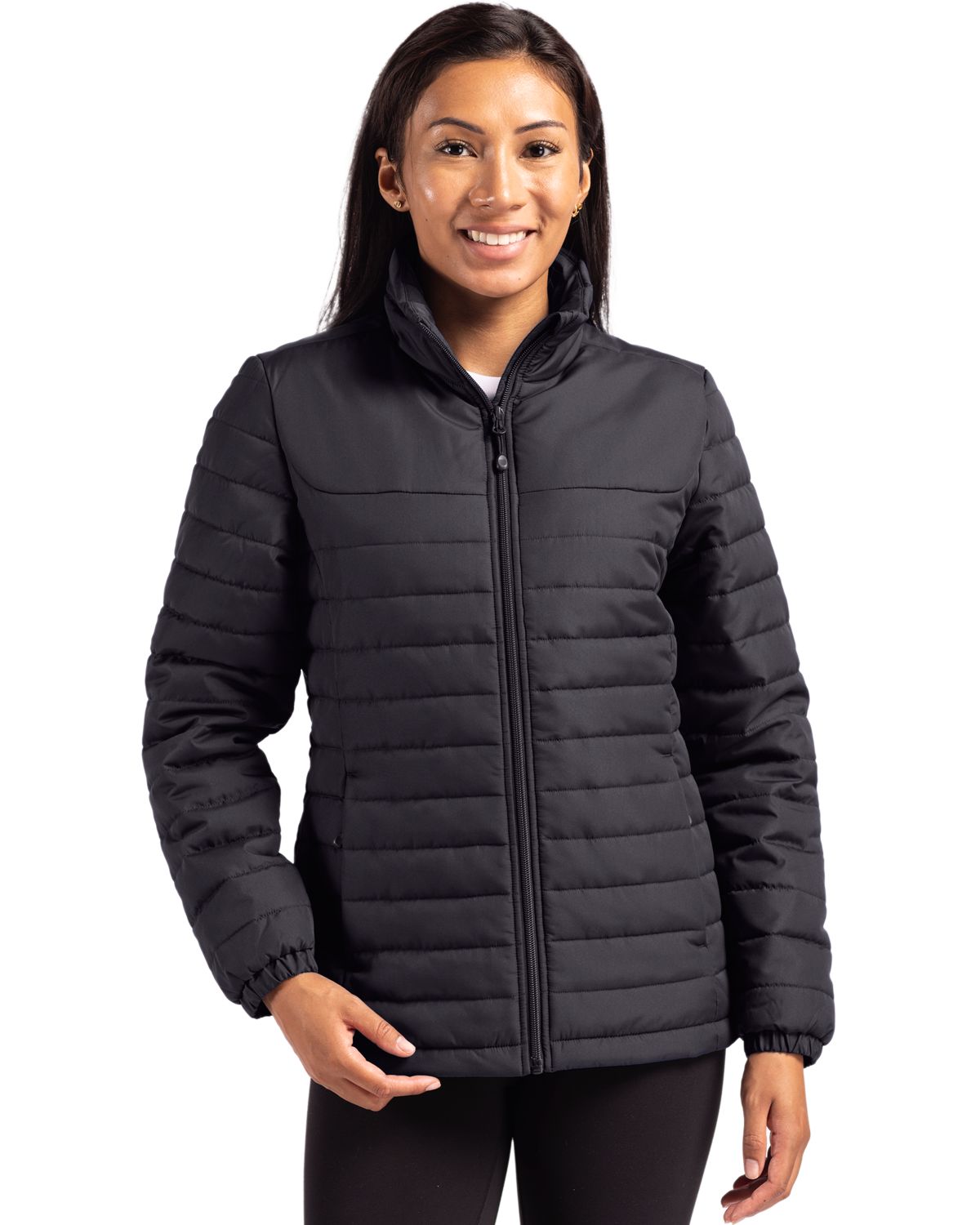Clique Elevation Recycled Insulated Puffer Womens Full Zip Jacket - LQO00063