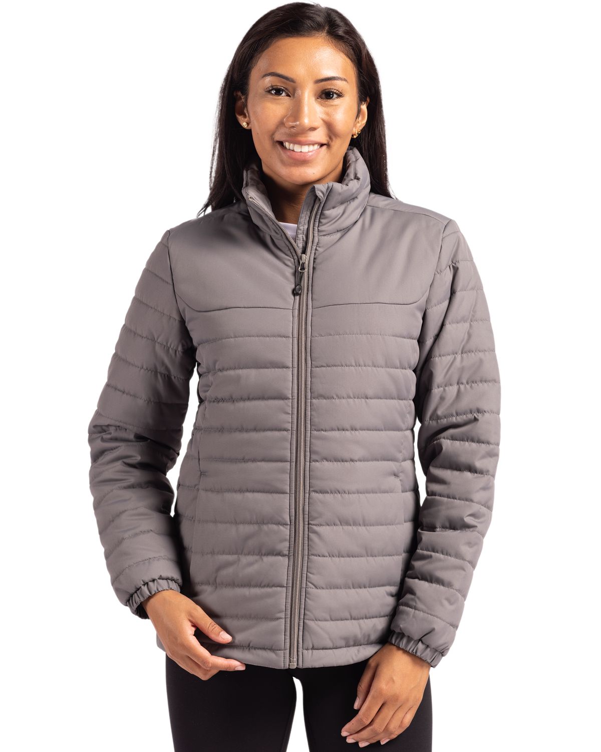 Clique Elevation Recycled Insulated Puffer Womens Full Zip Jacket - LQO00063