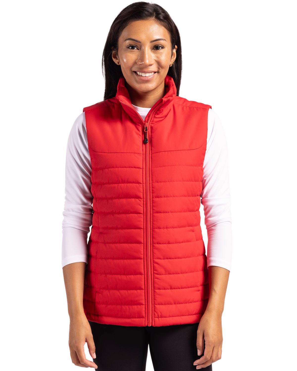 Clique Elevation Recycled Insulated Puffer Womens Full Zip Vest - LQO00064