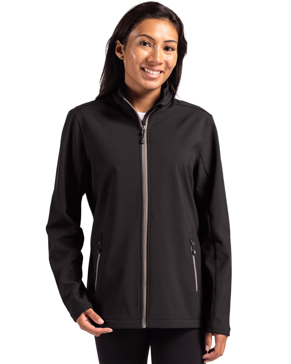 Clique Tempo Recycled Stretch Softshell Womens Full Zip Jacket - LQO00068