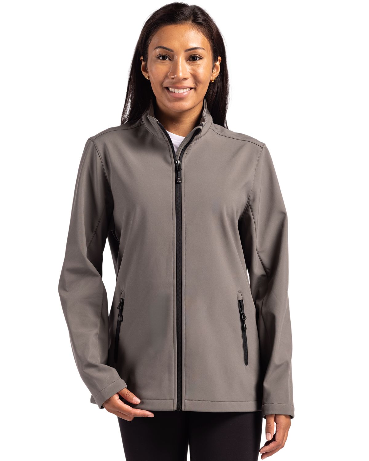 Clique Tempo Recycled Stretch Softshell Womens Full Zip Jacket - LQO00068