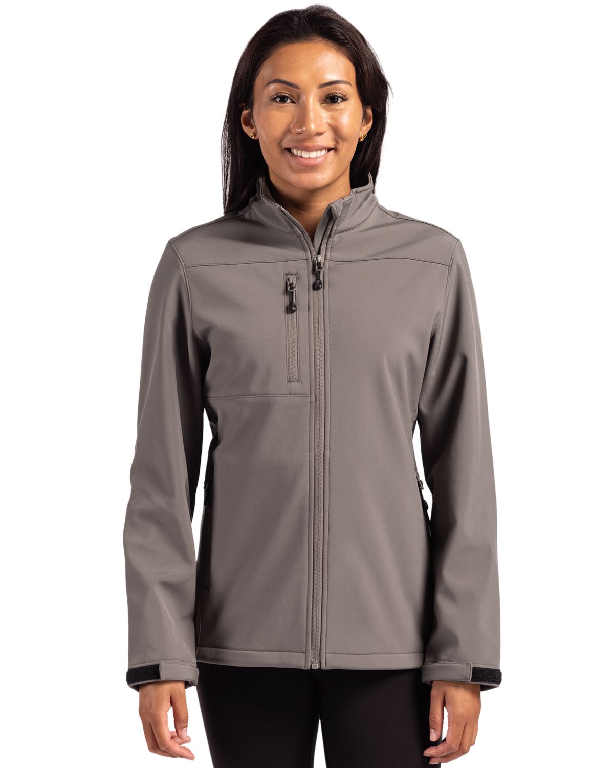 Clique Tempest Recycled Waterproof Stretch Softshell Womens Full Zip Jacket - LQO00070
