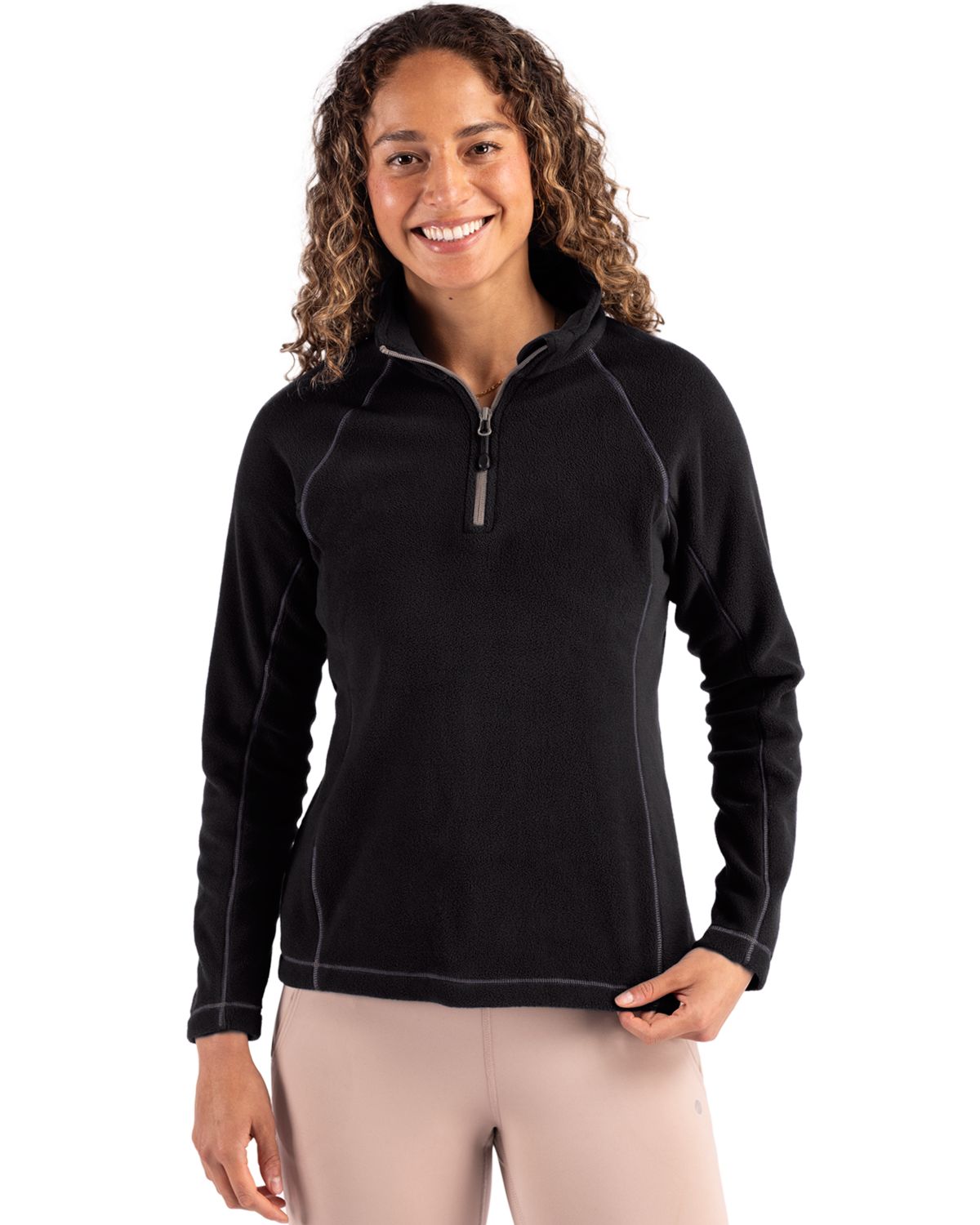 Clique Powder Recycled Fleece Womens Quarter Zip Jacket - LQO00072