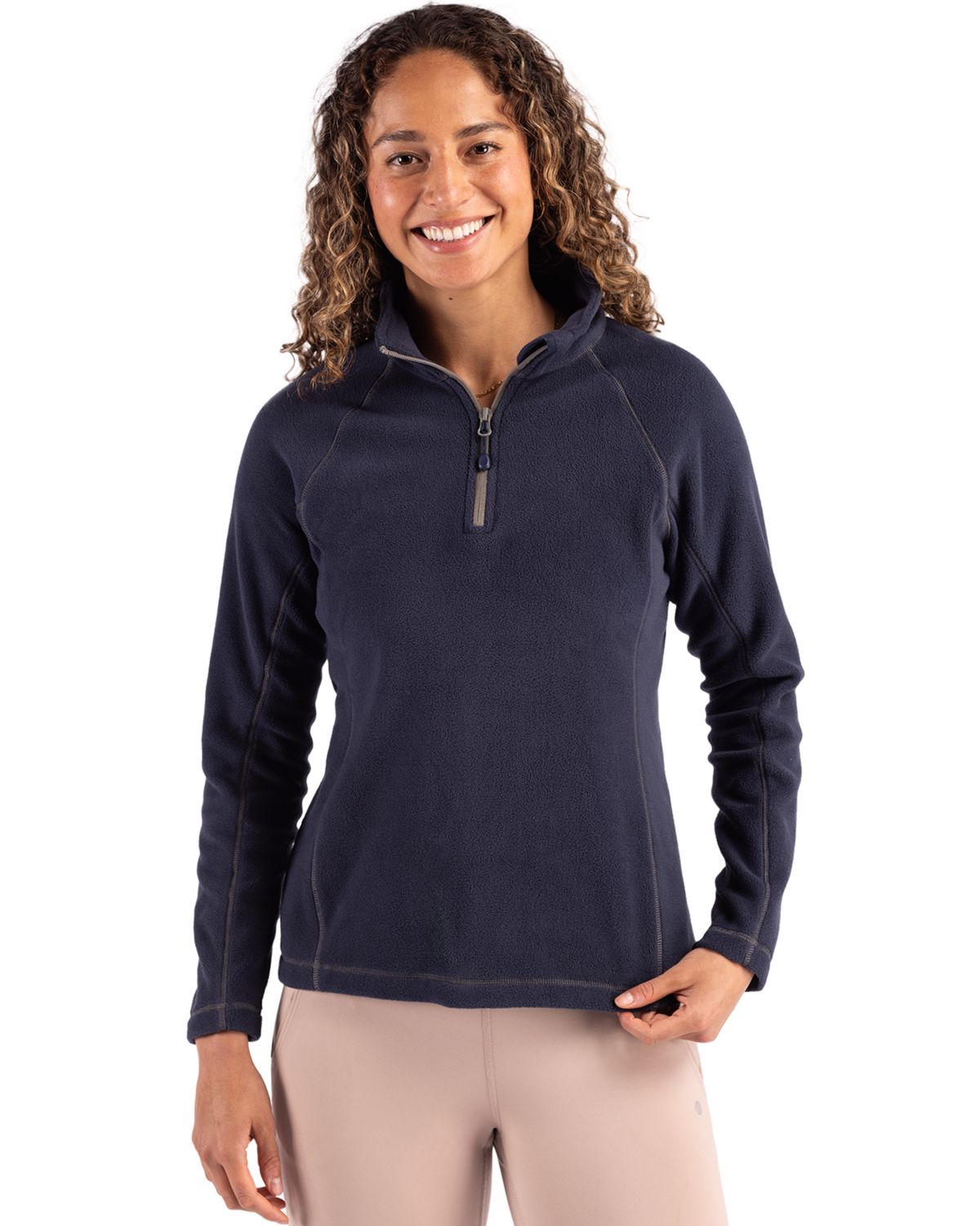 Clique Powder Recycled Fleece Womens Quarter Zip Jacket - LQO00072