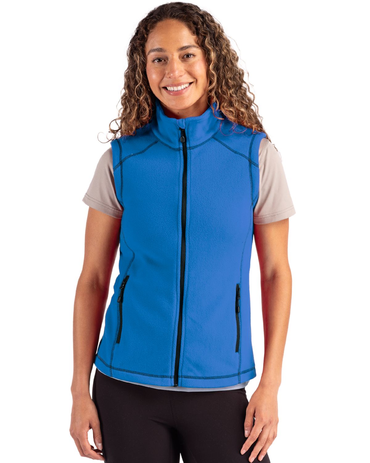 Clique Powder Recycled Fleece Womens Full Zip Vest - LQO00074