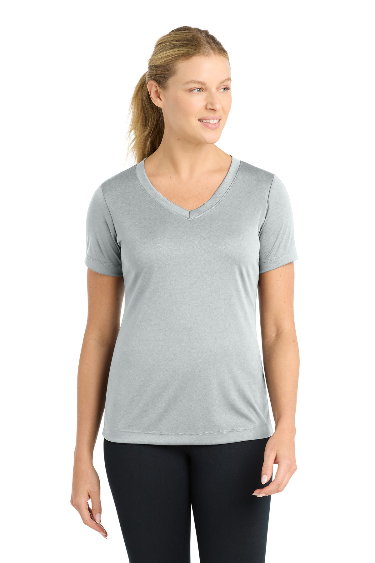 Sport-Tek ®  Women's PosiCharge ®  Competitor™ V-Neck Tee. LST353