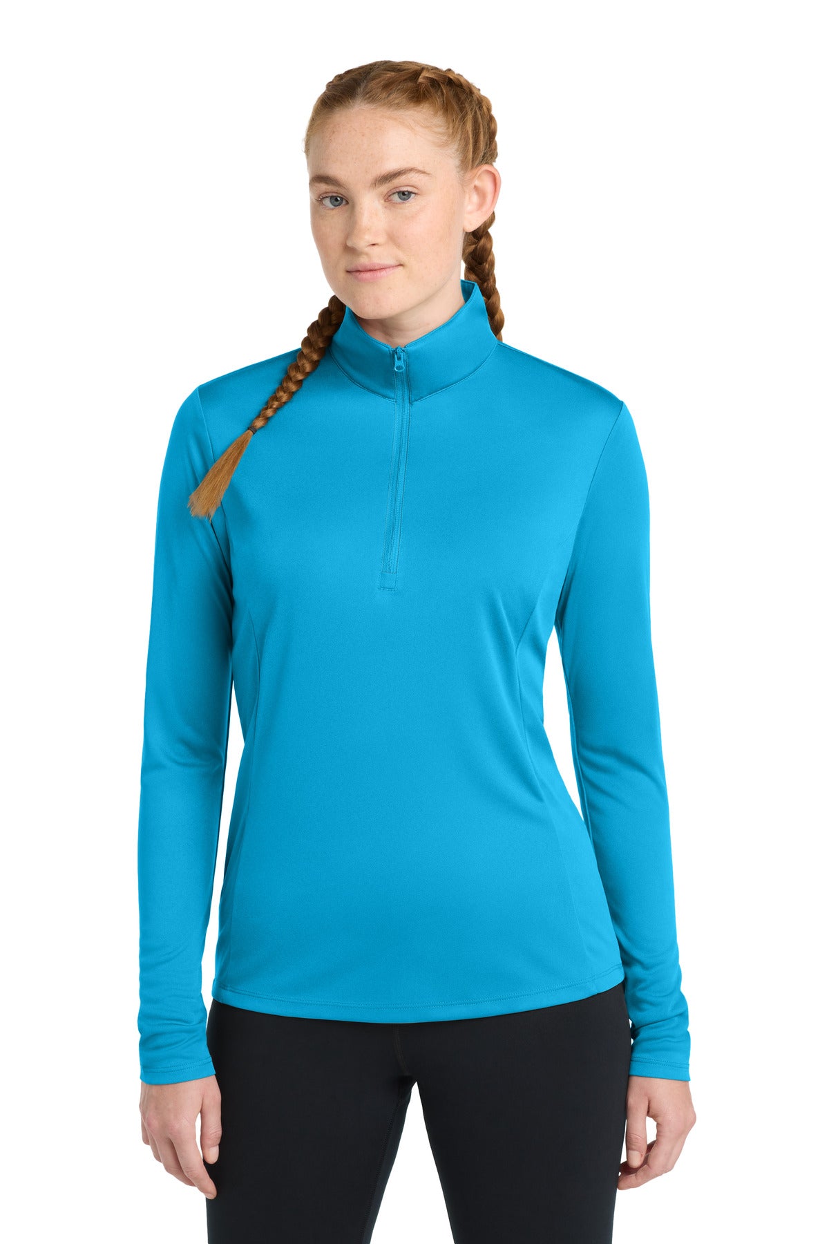 Sport-Tek ®  Women's PosiCharge ®  Competitor ™  1/4-Zip Pullover. LST357