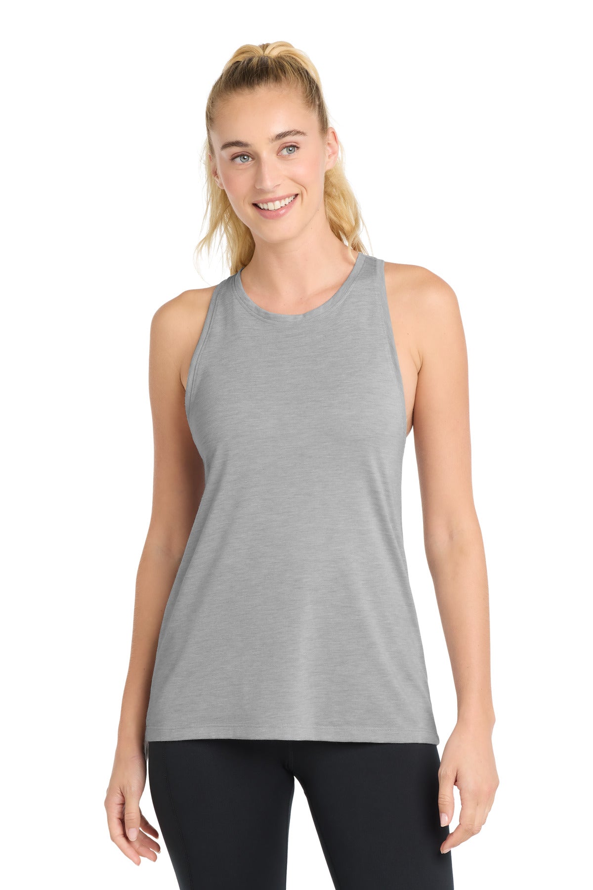 Sport-Tek  ®  Women's PosiCharge  ®  Tri-Blend Wicking Tank. LST402
