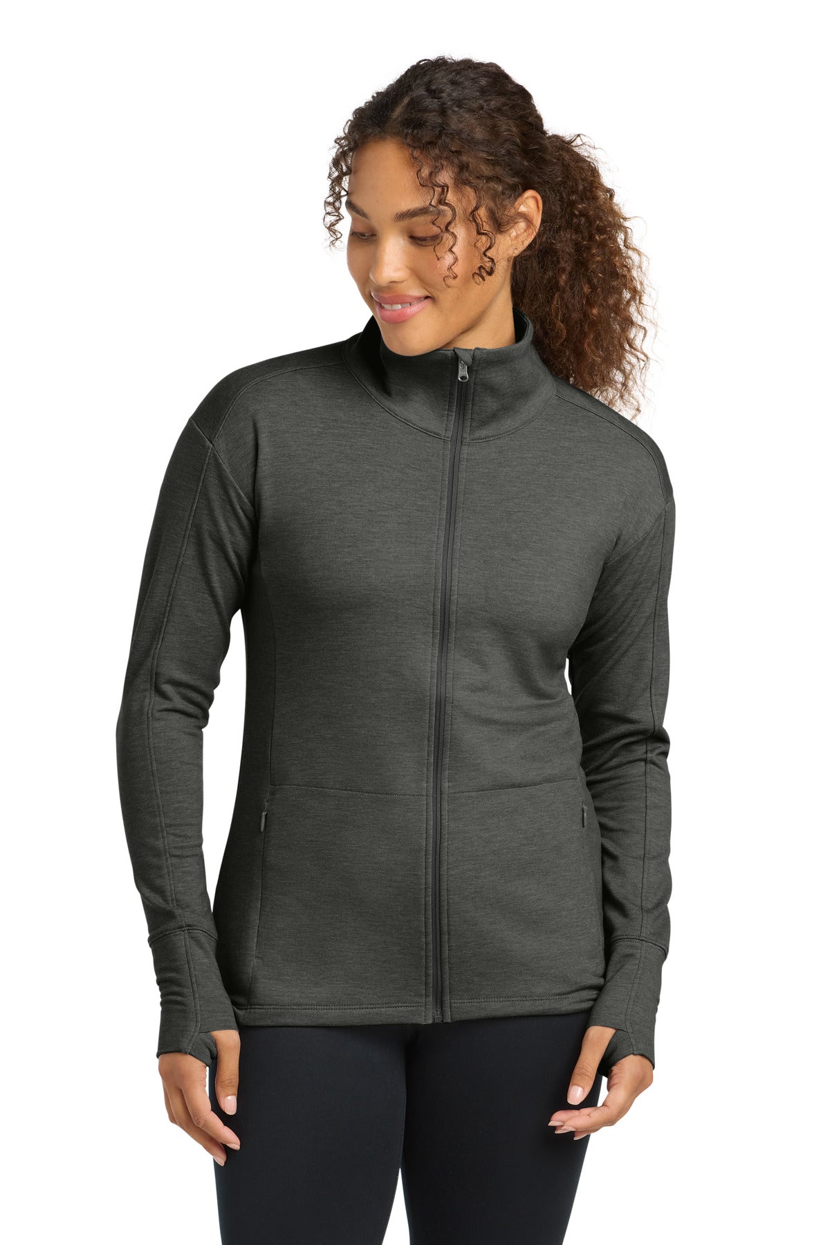Sport-Tek ®  Women's Sport-Wick ®  Flex Fleece Full-Zip. LST560