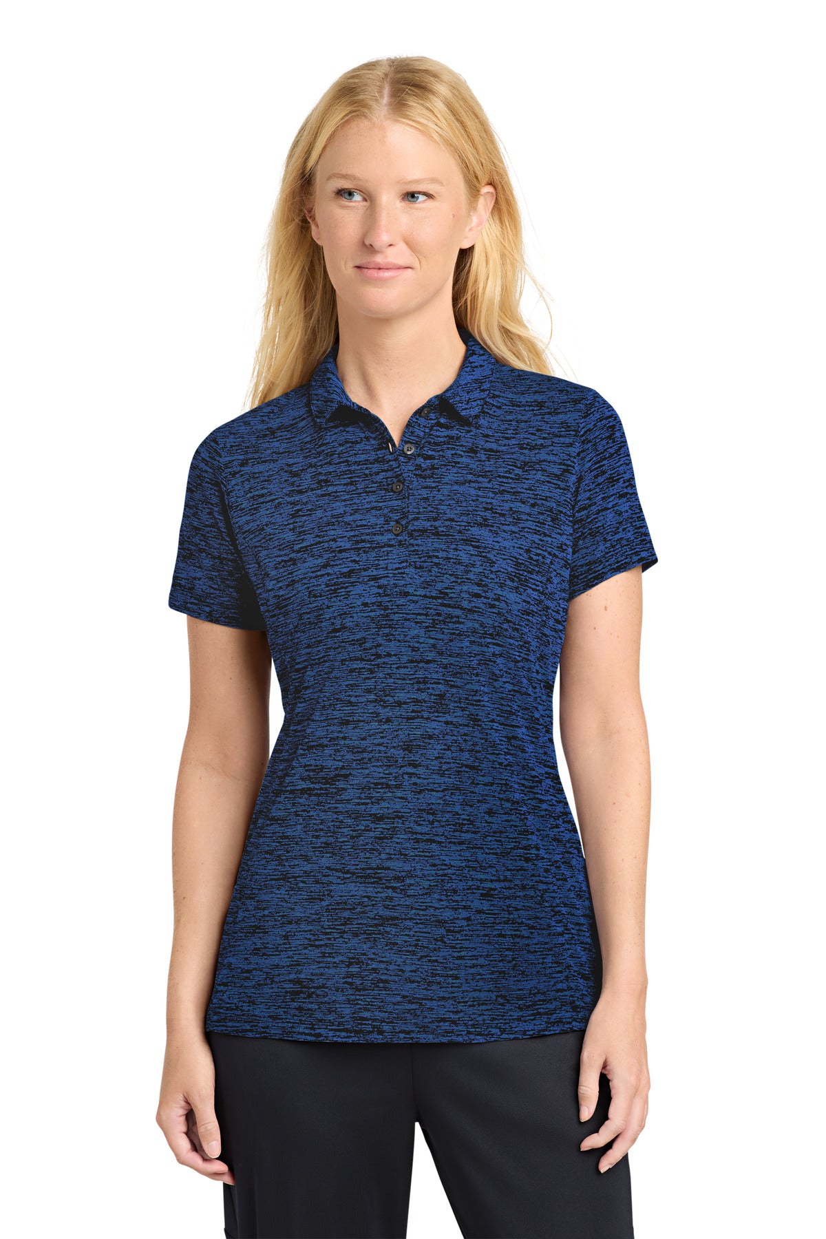 Sport-Tek  ®  Women's PosiCharge  ®  Electric Heather Polo. LST590