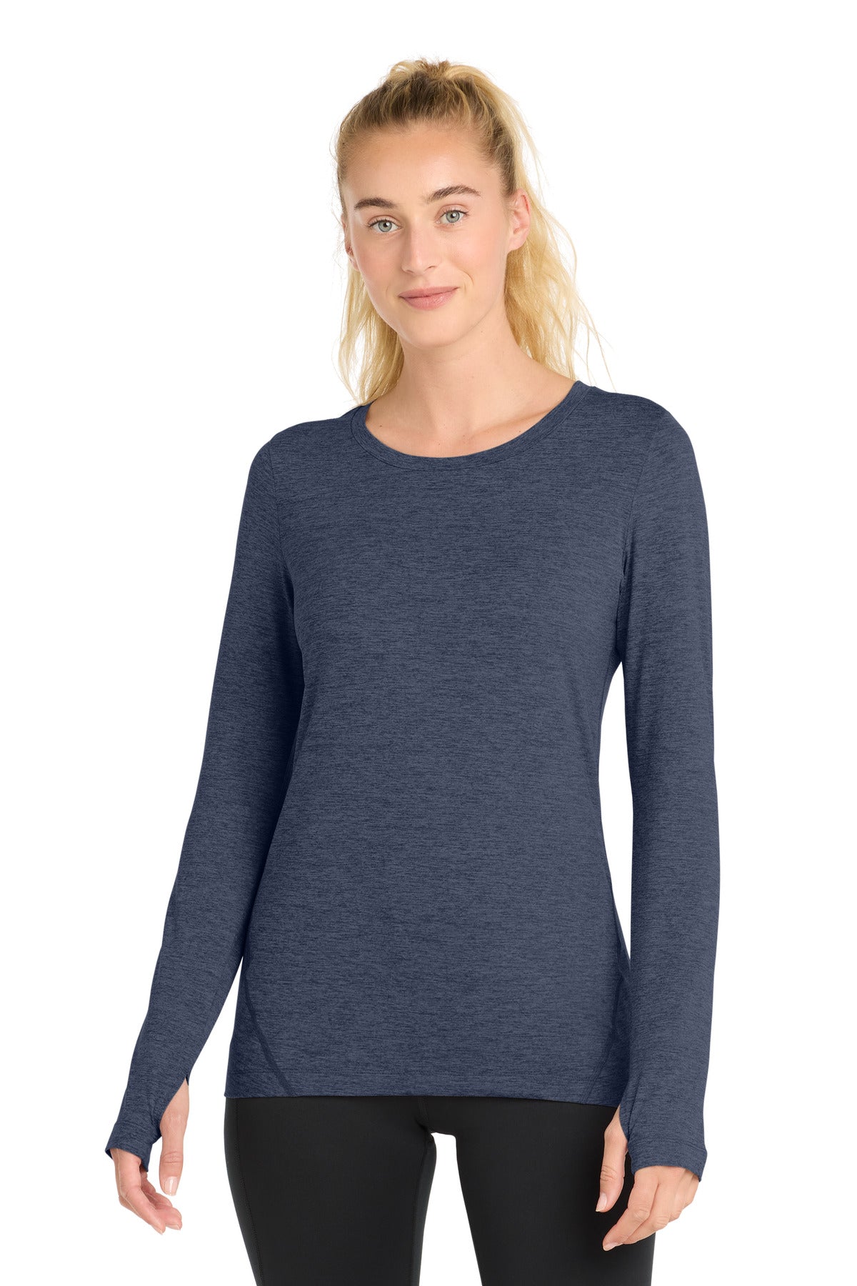 Sport-Tek  ®  Women's Exchange 1.5 Long Sleeve Crew. LST710