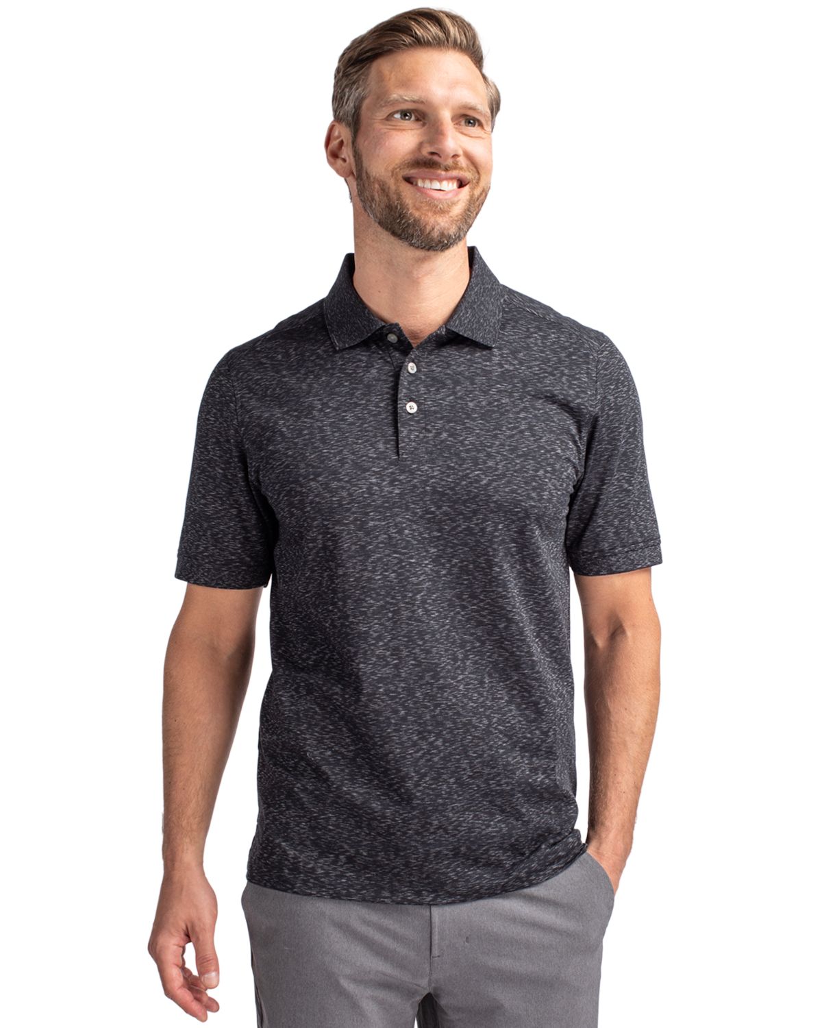 Cutter & Buck Advantage Cotton-Blend PiqueMensSpace-Dye Polo - MCK00117