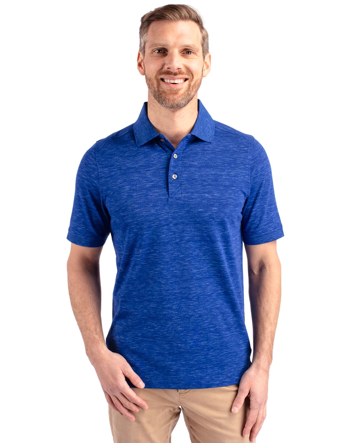 Cutter & Buck Advantage Cotton-Blend PiqueMensSpace-Dye Polo - MCK00117