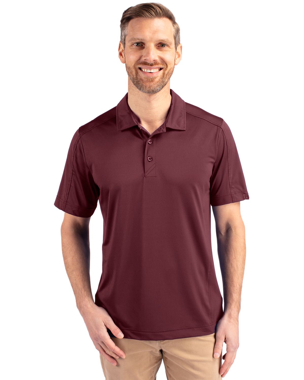 Cutter & Buck Prospect Recycled Featherlight Stretch Mens Polo - MCK01127