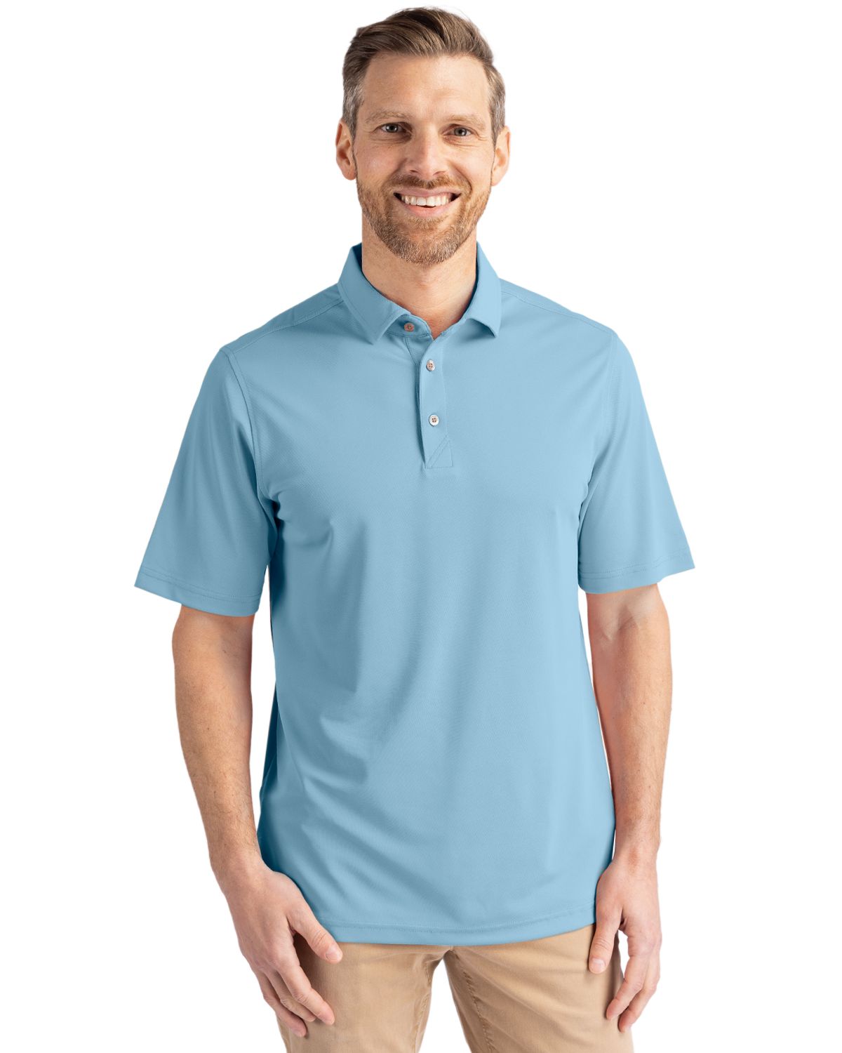 Cutter & Buck Virtue Recycled Featherlight Pique Mens Polo - MCK01144