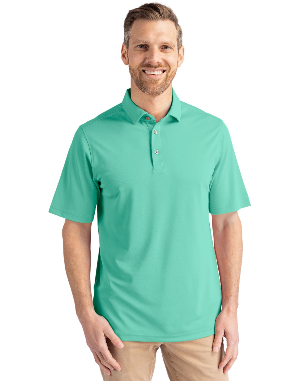 Cutter & Buck Virtue Recycled Featherlight Pique Mens Polo - MCK01144