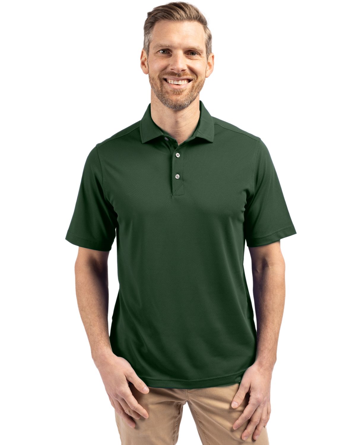 Cutter & Buck Virtue Recycled Featherlight Pique Mens Polo - MCK01144