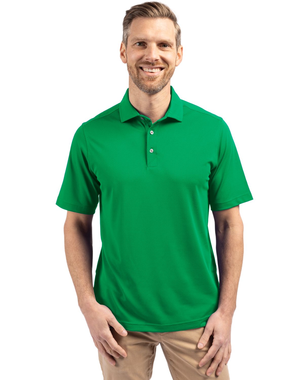 Cutter & Buck Virtue Recycled Featherlight Pique Mens Polo - MCK01144