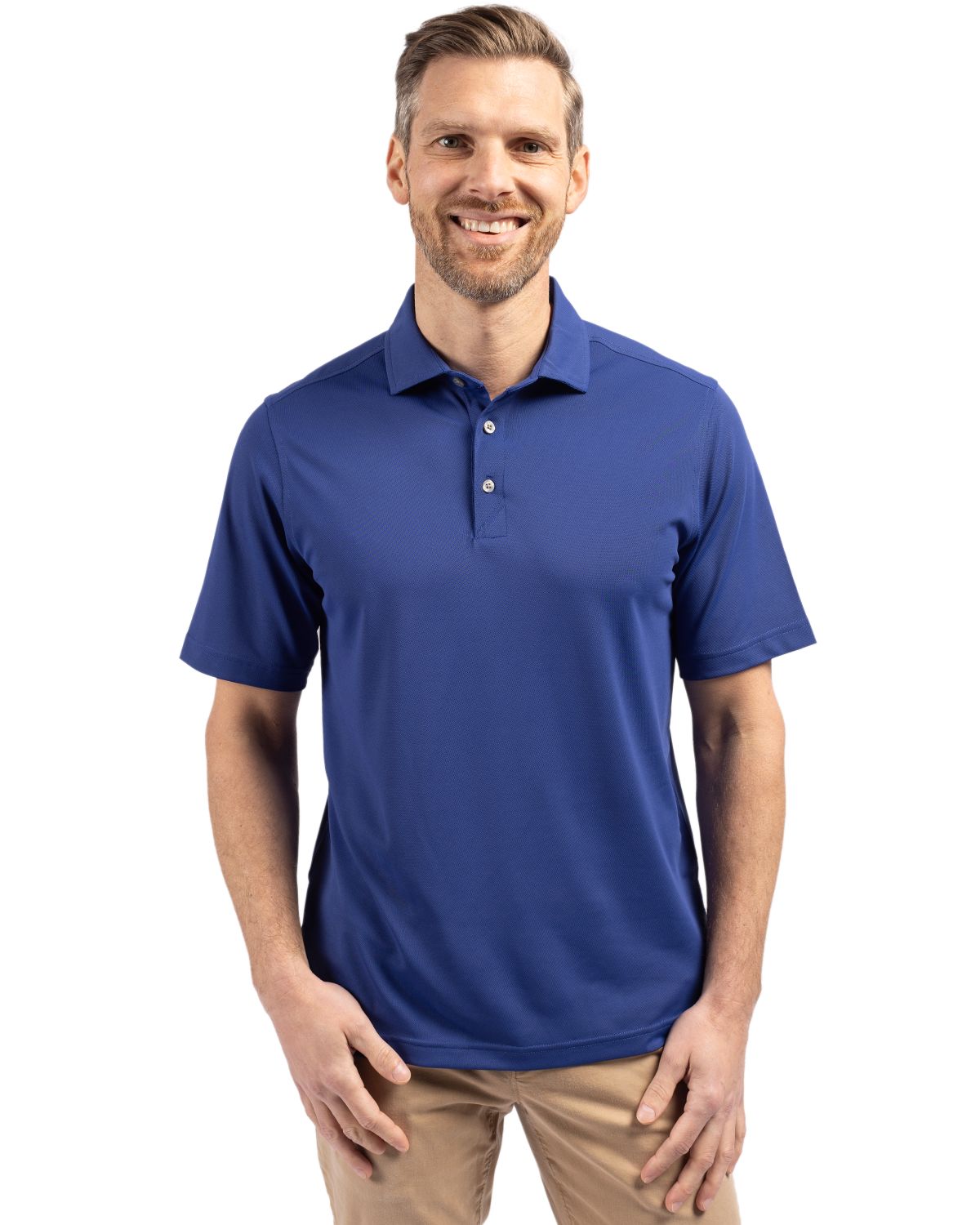 Cutter & Buck Virtue Recycled Featherlight Pique Mens Polo - MCK01144