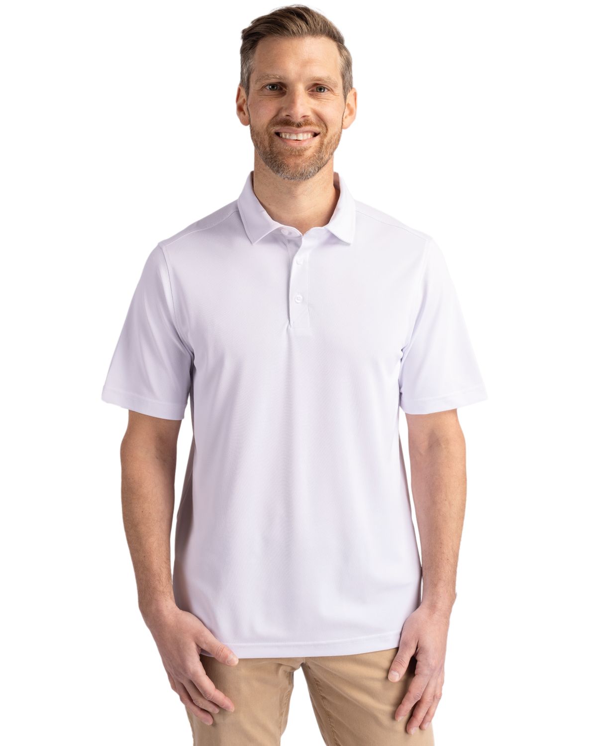 Cutter & Buck Virtue Recycled Featherlight Pique Mens Polo - MCK01144