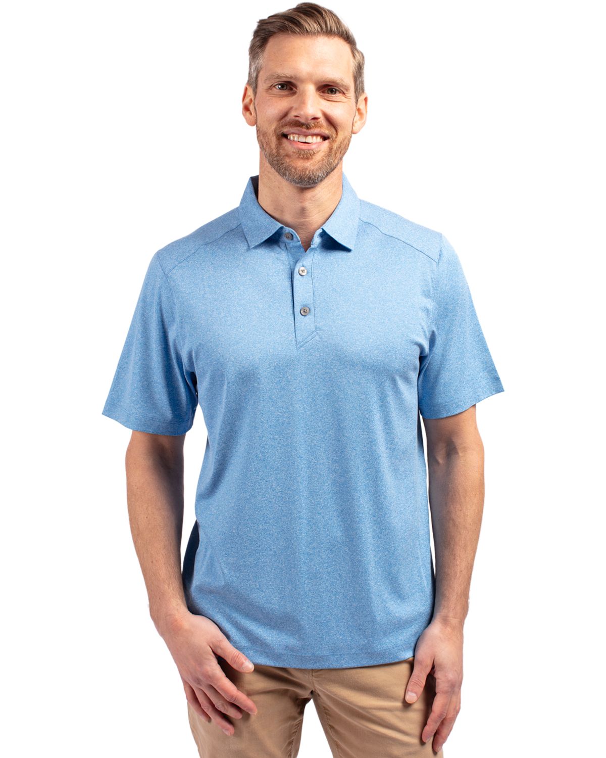 Cutter & Buck Forge Recycled Four-Way Stretch Mens Polo - MCK01236