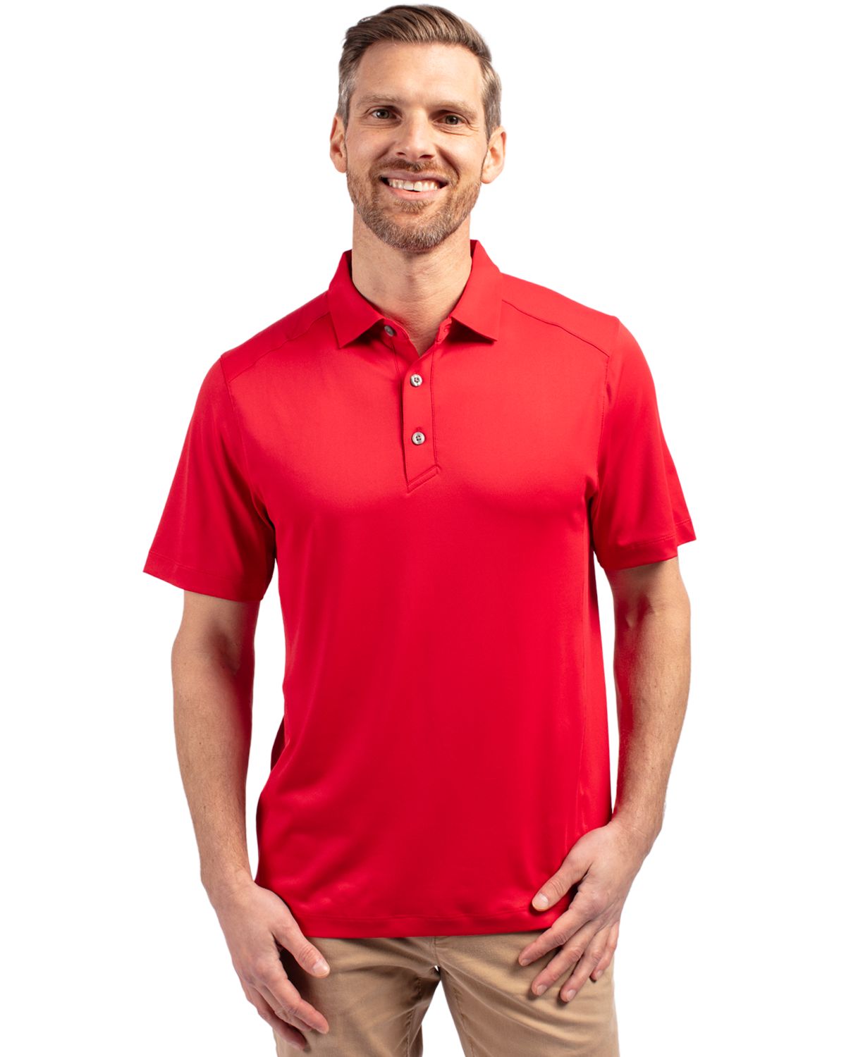Cutter & Buck Forge Recycled Four-Way Stretch Mens Polo - MCK01236