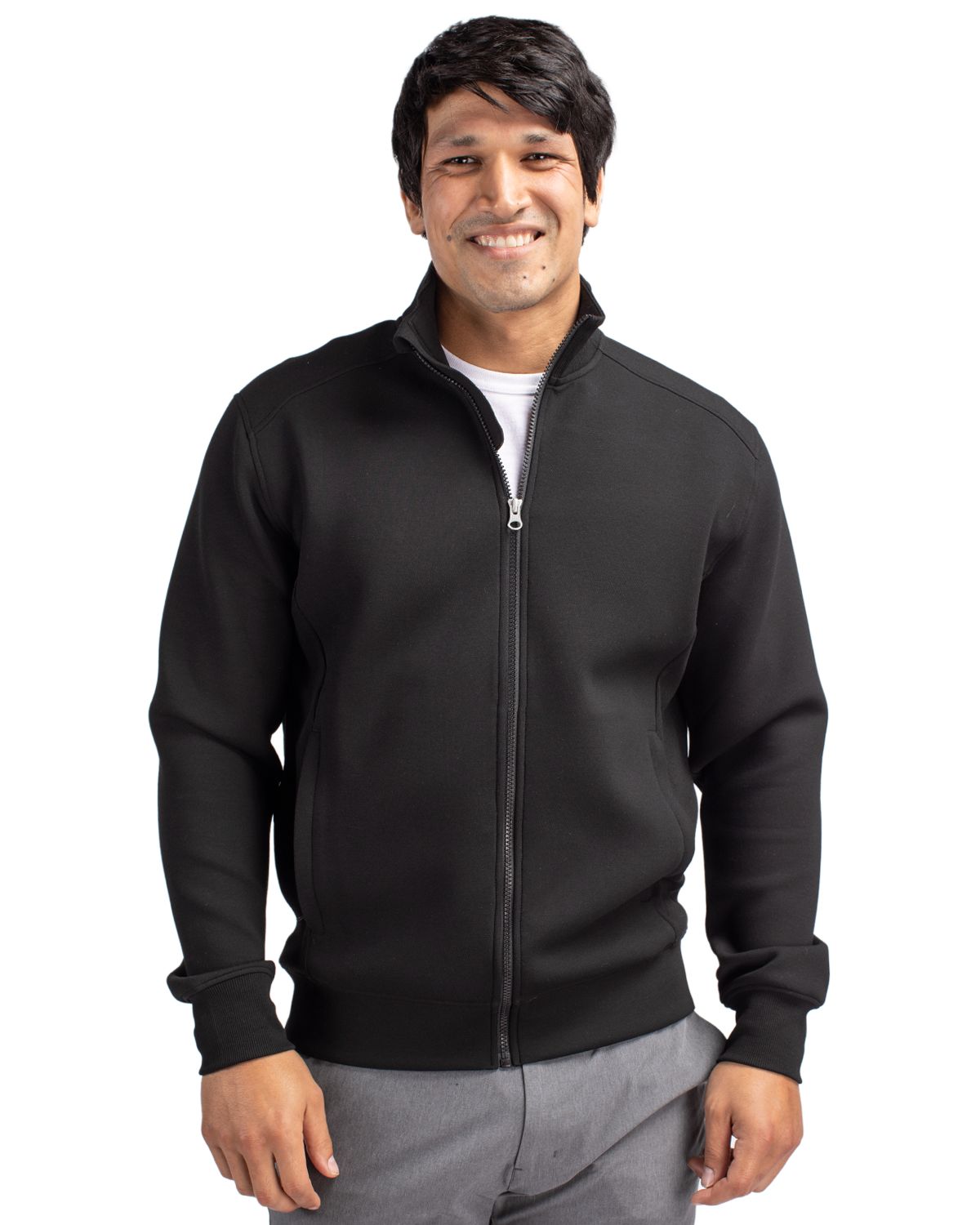 Cutter & Buck Roam Recycled Buttery-Soft Knit Mens Full Zip Jacket - MCK01281