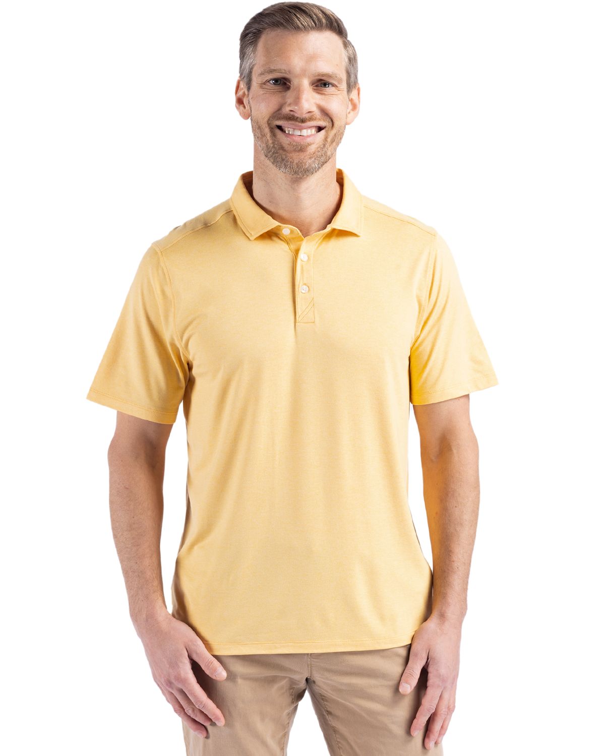 Cutter & Buck Coastline Recycled Double Peached Mens Polo - MCK01327