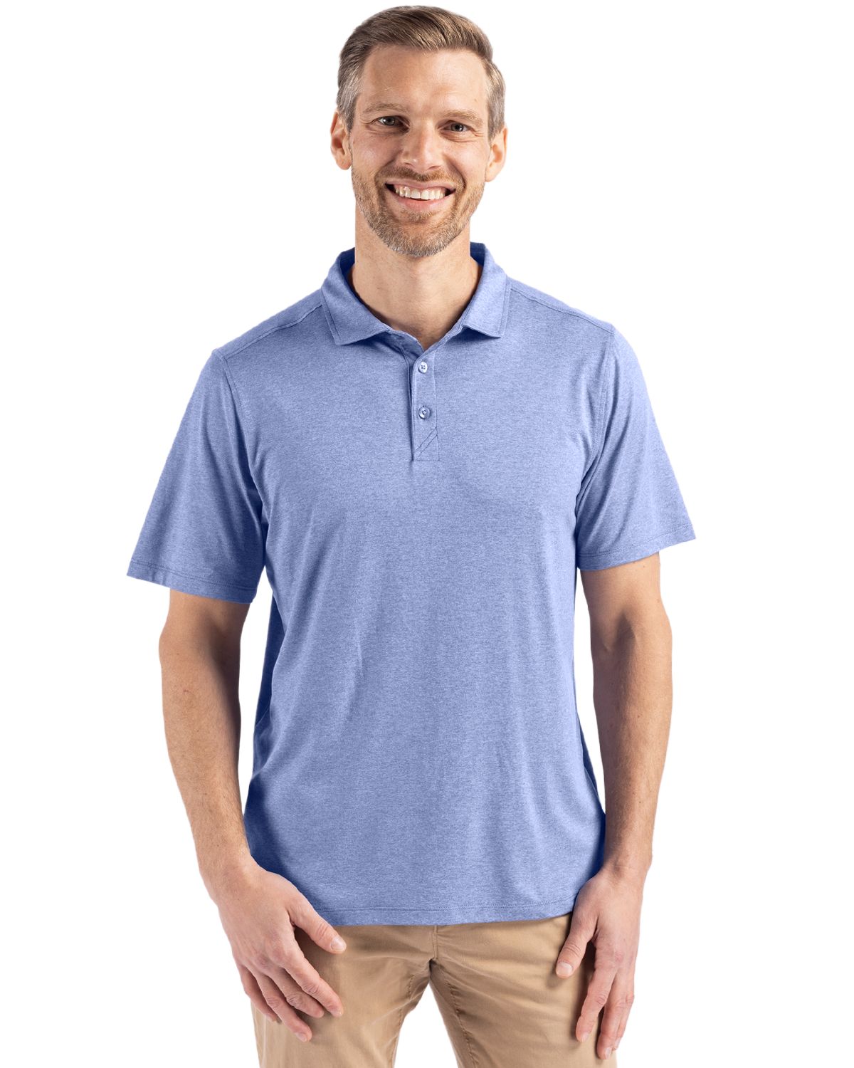 Cutter & Buck Coastline Recycled Double Peached Mens Polo - MCK01327