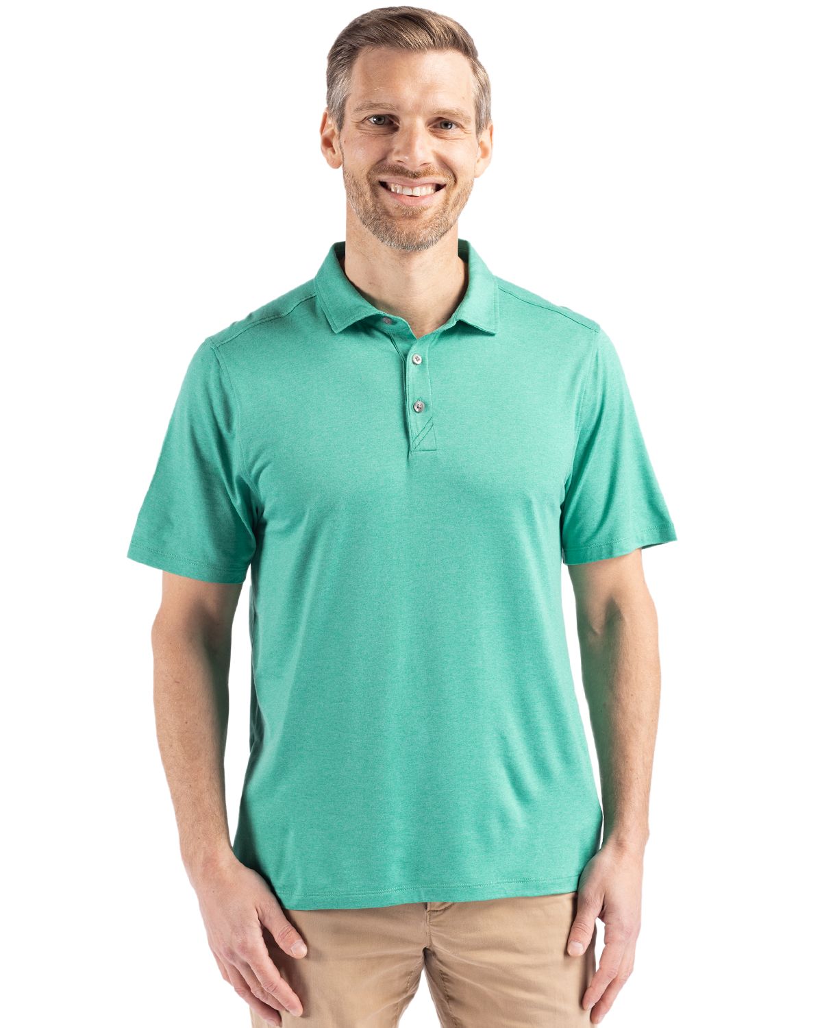 Cutter & Buck Coastline Recycled Double Peached Mens Polo - MCK01327